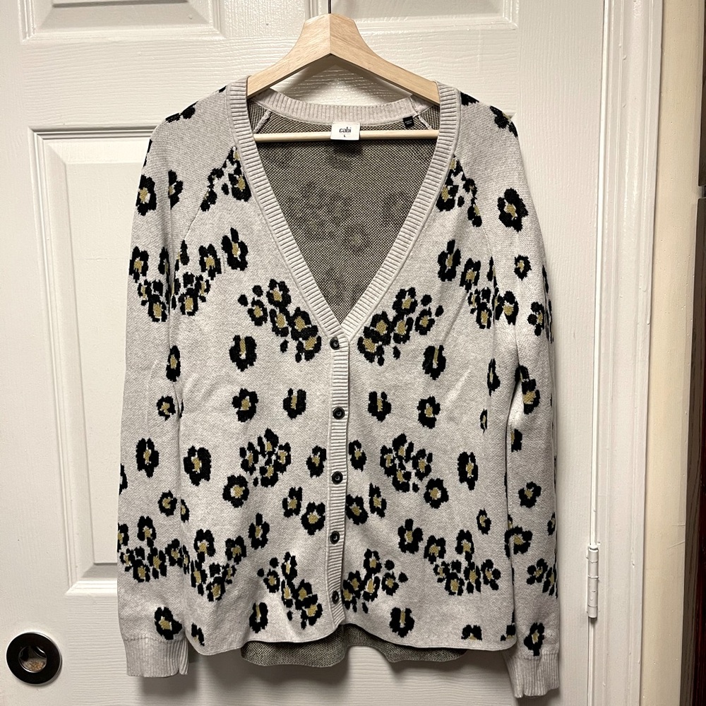 Animal print sweater